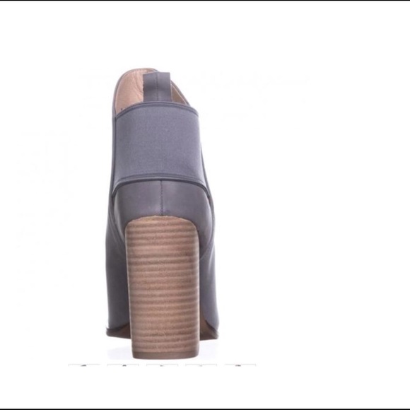 Kelsi Dagger Grey Open Toe Ankle boot - Picture 2 of 4